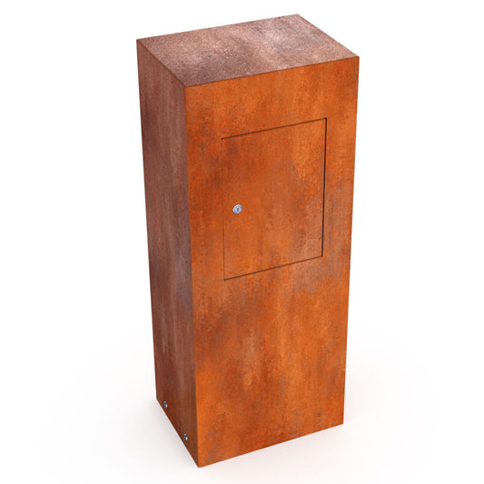 Achterzijde rechte brievenbus