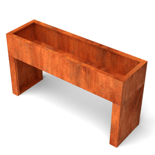 Design kruidenbak in cortenstaal