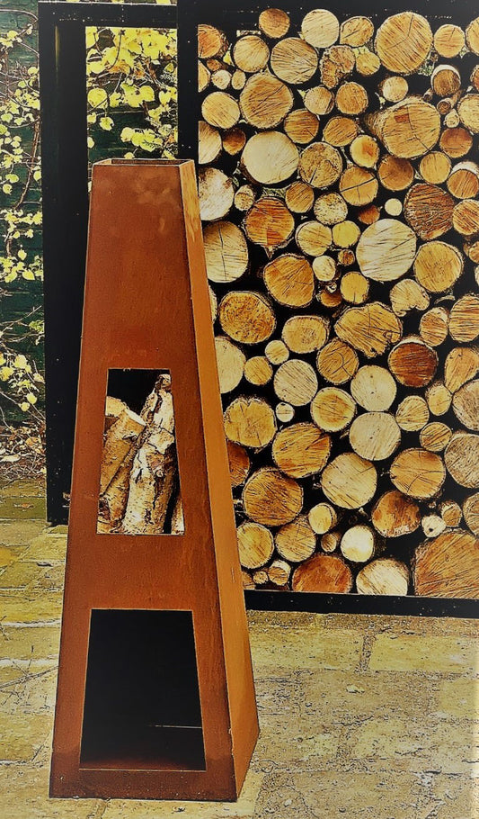 Beroga vuurkachel Cortenstaal