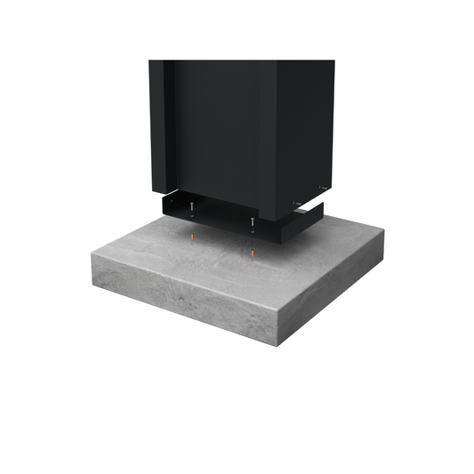 Betonsokkel voor brievenbus