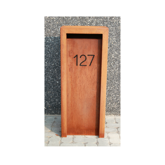 brievenbus cortenstaal