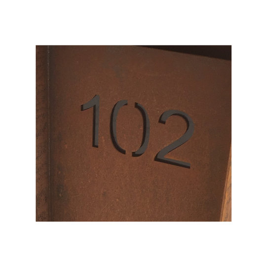 Uitlaseren van huisnummer