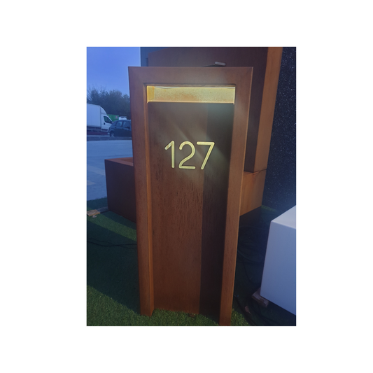 Led achter huisnummer