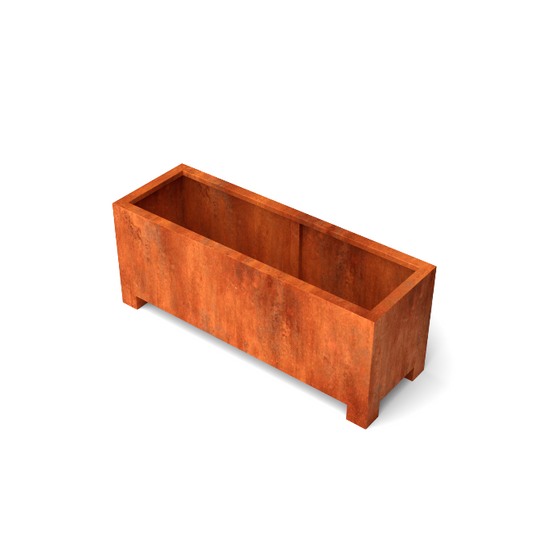 Langewerpige plantenbak op pootjes