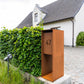 Brievenbus in cortenstaal