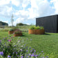 ORÉA Flower Collection – cortenstaal plantenbak set met organisch design