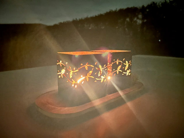 Sfeervolle verlichting in staal