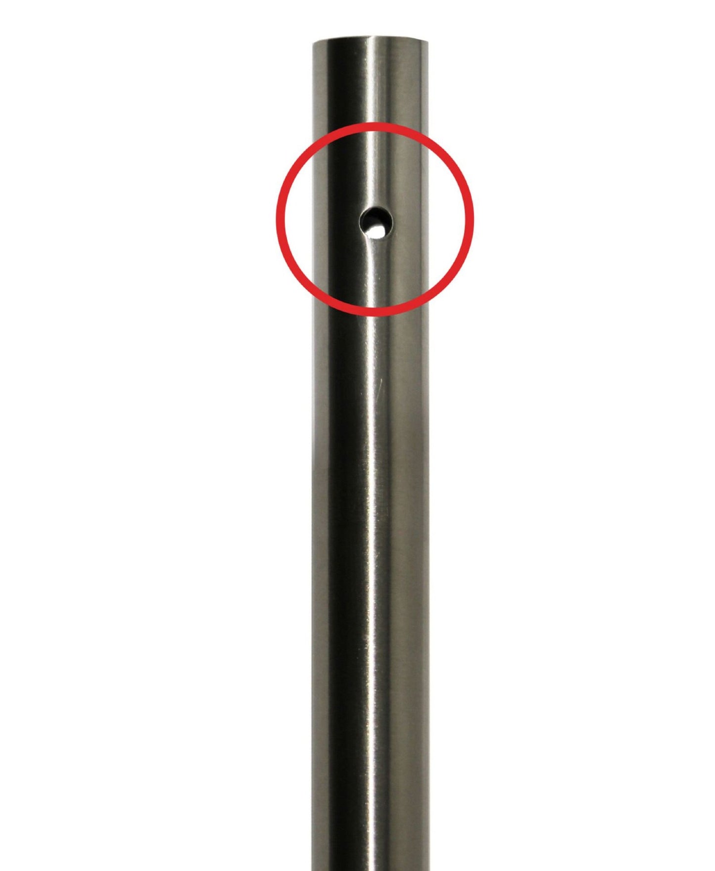 RVS stangverlenging 50 cm – extra verlenging voor vogelhuisjes op stang