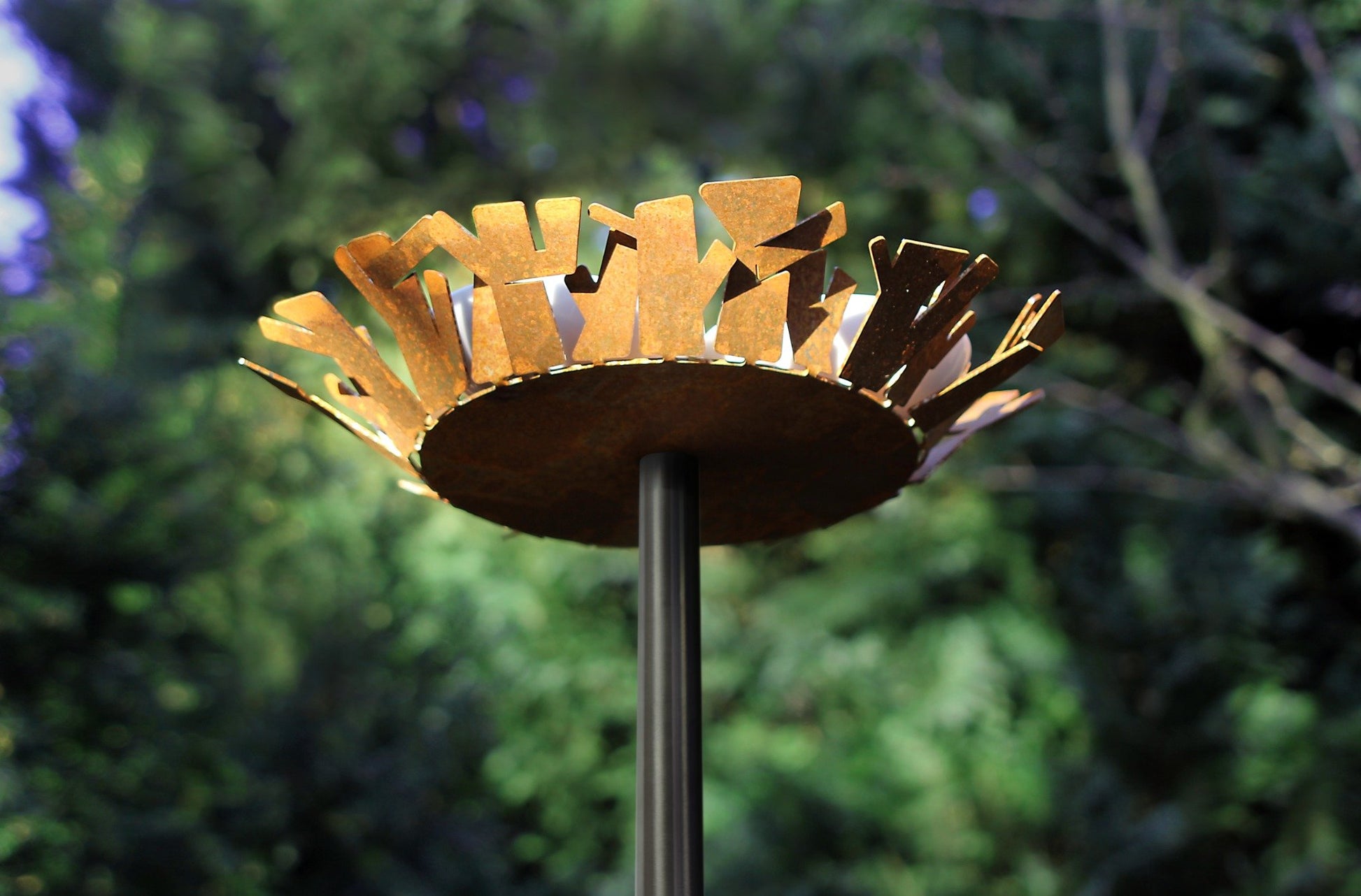 Vogelvoederschaal tuin